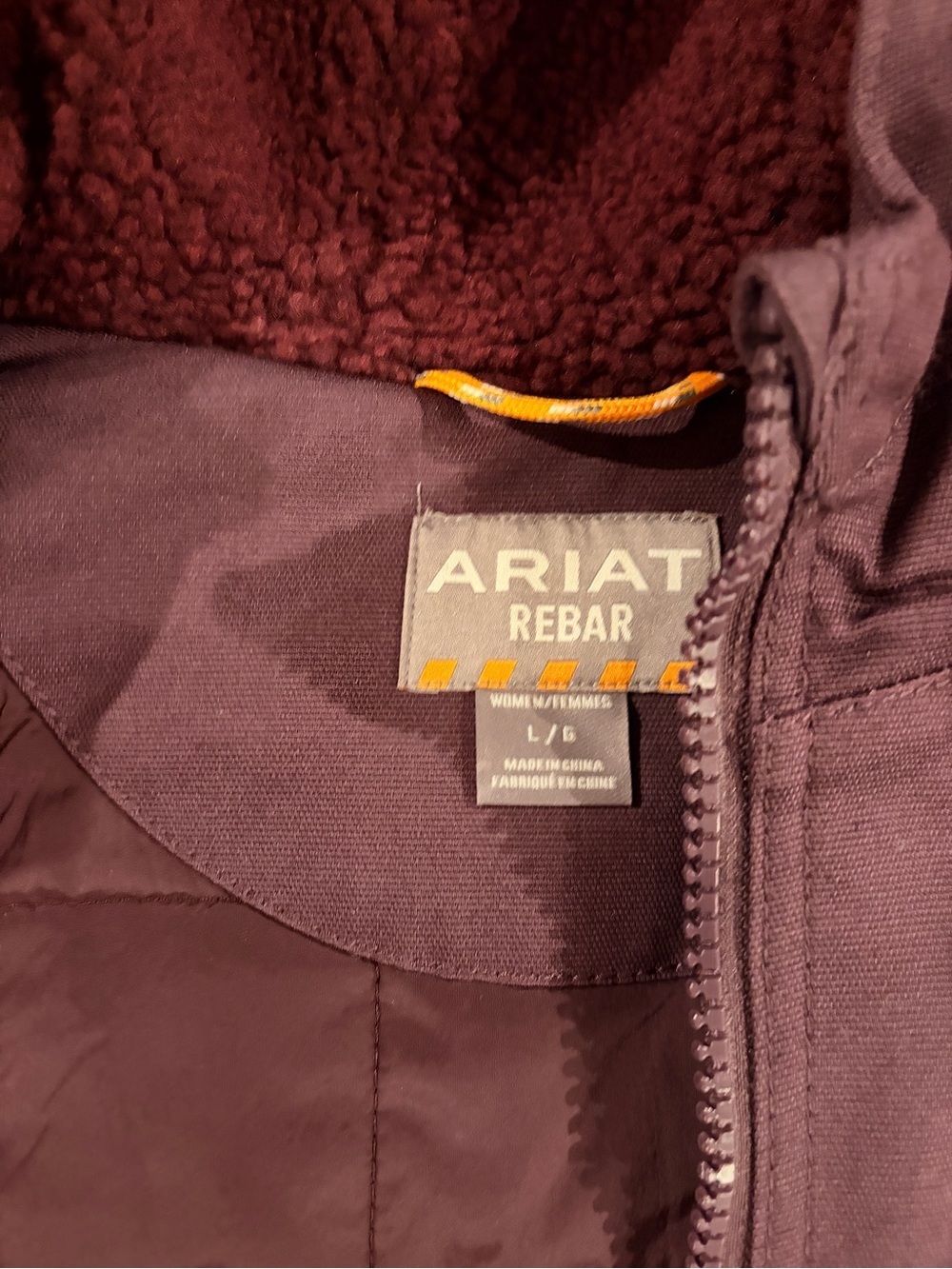 Nwt Women’s Size Large Ariat Rebar Work Jacket - Picture 7 of 12